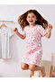 Girls Pink Sheep Print Short Sleeve Nightdress - 5