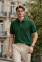 Men's Elite Comfort Green Polo Collar T-Shirt - 3