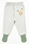 100% Organic Cotton Baby Boy Pants with Socks and Booties, Single Bottom Patterned Baby Pants - 7