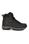 Black Fur-Lined Unisex Outdoor Boots - 2
