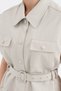 Women's Skirt End Set of Laser Cut Belt Detail Design Vest - 6