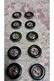 Polyester Button 22 Size 14 mm 10 Pieces - 2