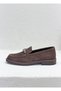26by04-147 Genuine De Leather Adin Loa Loafers Akkabi Buckle Detail Daily Comfortable Sole Classic Shoes - 3