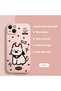 iPhone 14 Plus Compatible Cute Dog Patterned , High Quality Silicone Phone Case