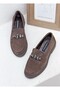 26by04-147 Genuine De Leather Adin Loa Loafers Akkabi Buckle Detail Daily Comfortable Sole Classic Shoes - 4