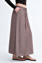 تنورة طويلة بخصر مطاطي E17627 - 4