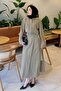 Shirt-Skirt Hijab Set Khaki - 2