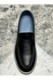 Genuine Leather Black Handmade Casual Men's Shoes Dubai - 6