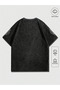 Gothic Graphic Washed Oversized Vintage T-Shirt - 5