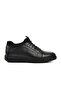 Black Genuine Leather Men's Casual Shoes