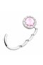 Crystal Stone Table Edge Bag Hanger Folding Hanging Bracket Metal Strap Pieces Cta-106 - Pink -1 Piece - 2