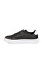 Black and White Lace-Up Men's Sneakers - 2