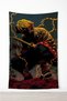 Zenitsu Demon Slayer Anime Wall Cloth– Quality Fabric, Gamer Room Decor Tapestry Wall Rug Si - 3
