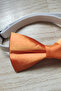 23 April Children's Orange Satin Bow Tie with Adjustable Elastic for Birthdays and Special Occasions 0-14 Years - 6