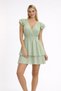 Women's Dress - Muslin Side Backless Dress - 3110