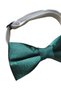 23 April Children's Green Satin Bow Tie with Adjustable Elastic for Birthdays and Special Occasions 0-14 Years - 3