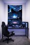 Gojo Jujutsu Kaisen Anime Wall Cloth– Quality Fabric, Gamer Room Decor Tapestry Wall Rug Si - 2