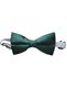 23 April Children's Green Satin Bow Tie with Adjustable Elastic for Birthdays and Special Occasions 0-14 Years - 2