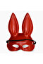 Red Luxury Rabbit Mask with Long Ears - 3