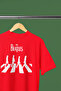 The Beatles Printed Crewneck Pa Cotton Ov Oversized Alip Short Sleeve Unisex Tshirt - 2