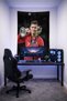 Cristiano Ronaldo Cr7 Wall Tapestry– Quality Fabric, Gamer Room Decor Tapestry Wall Rug Si - 2