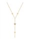 316L Anti-Tarnish Steel Necklace with Daisy Stone Stainless Women's Necklace - 2