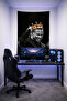 Neymar Jr Wall Covering– High-Quality Fabric, Gamer Room Decor Tapestry Wall Rug Si - 2