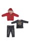 Military Boy's Cardigan 3-Piece Set - 3