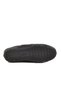 Black Nubuck Genuine Leather Women's Casual Shoes - 5