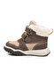 Brown Velcro Boys' Flat Boots - 2