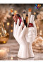 Facial Form Makeup Brush Holder 3D Decorative Table Organizer - 15 cm - Plastic