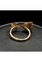 Gold Shell & Palm Tree Ring - Unique Spiral Design Master Ring - 3