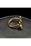 Gold Shell & Palm Tree Ring - Unique Spiral Design Master Ring - 4