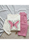 Girl's Linen Trousers Set - 2