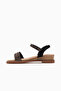 Women's Wedge Heel Pack Daily Sandals 26Y 25Y346-3 Black - 2