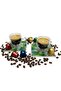 Rio Double Walled Glass Espresso Cups 2 X 80ml and 2 Porcelain Coasters Set - 3