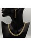 Monaco Yellow Gold Plated Solid Necklace - 2