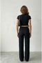 Women's Waffle Fabric Stretchy Two-Piece Set - 4