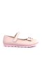 Powder Bow Velcro Girls' Ballerinas