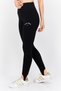 Women Sportswear Fit Brand Logo Training Leggings, Black - 4