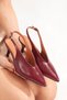 Yel Pointed Toe Strappy Heeled Stylish Shoes 6cm - 2