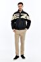 Men's Leather Coat and Jacket 940 Black - 4