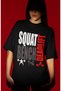 Design Squat Bench Deadlift Fitness Bodybuilding Gym Athlete Printed Unisex Oversized T-Shirt - 2
