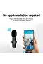 Wireless Lavalier Microphone Type-C IOS Auto-syncs Microphone for Video Recording Vlog. - 4