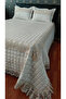Olivi̇a Çi Double a Quilted Ya Bedspread of Guipure Lace Pieces - 2
