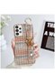 Samsung Galaxy A52 Compatible Case Teddy Silicone Case Orange
