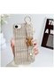Apple iPhone 17E Compatible Case Teddy Silicone Case Beige