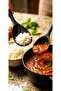 Ultra Hard Tip 2-Piece Silicone Serving Set - Rice Spoon - Large Size 28 - 23 cm Ergonomic Strappy - 2