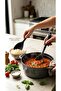Ultra Hard Tip 2-Piece Silicone Serving Set - Rice Spoon - Large Size 28 - 23 cm Ergonomic Strappy - 3