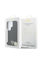 Galaxy S26 Ultra Case Licensed M-Safe Metal Camera Frame Triangular Logo Glitter Cover Black - 8